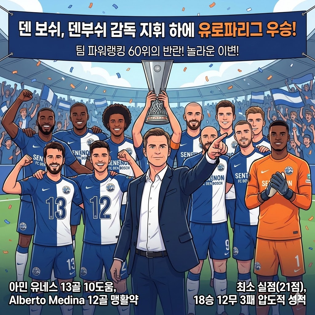 덴 보쉬, [60위의 반란] 유로파 제패!